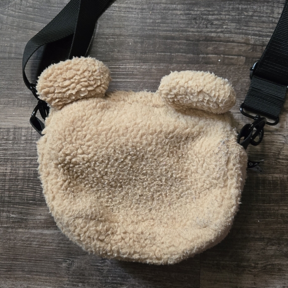 Lazy Oaf Brown Teddy Crossbody Bag - Picture 3 of 5